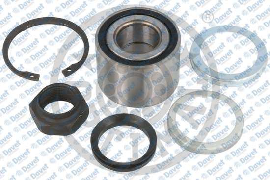 OPTIMAL 602320 Arka Teker Rulmani [Kit] R9-R11-R19-Clio Iii-Megane I-Aveo-Kalos-Spark-C2-C3-Saxo-Xsara-Logan-Sandero-Kalos-Micra Iii-Note-P106-P205-P206-P306-P1007 25×52*37